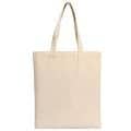 Canvas Tote Bags, Natural color 21" handle shopping Carrybag